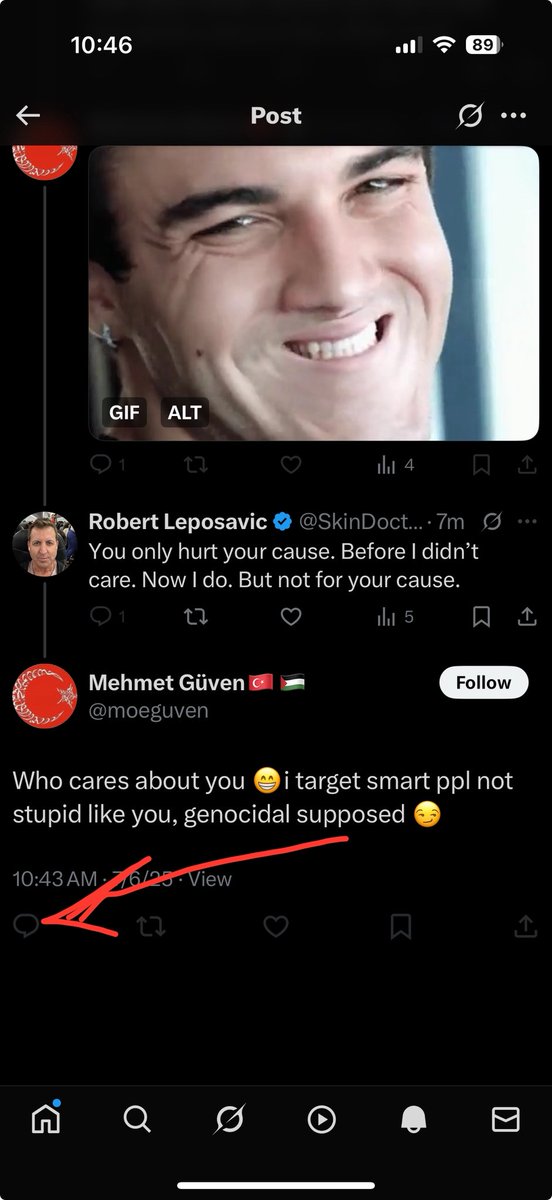 Robert Leposavic (@skindoctorn9) on Twitter photo Mehmet Güve <a href="/moeguven/">Mehmet Güven🇹🇷🇵🇸</a>
Poor little Muppet! I tried to ask a serious question and he went all ghetto. He continued to post ghetto and then blocked like a typical coward. Instead of trying to convince a follower he pushed me to the other side.
This guy is an idiot and everything Mehmet Güve <a href="/moeguven/">Mehmet Güven🇹🇷🇵🇸</a>
Poor little Muppet! I tried to ask a serious question and he went all ghetto. He continued to post ghetto and then blocked like a typical coward. Instead of trying to convince a follower he pushed me to the other side.
This guy is an idiot and everything