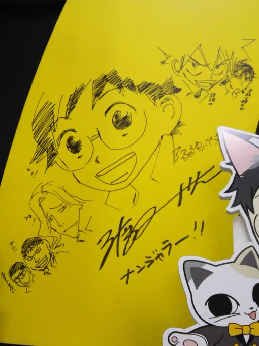 2016年はキャラクロオープン。長期間に渡りペダルコラボ。もちろん、巻ちゃん誕生日祝いも。 少し時期はずれるけど、ナンジャでは先生直筆のイラストも。一体このお宝はどうなったのか…