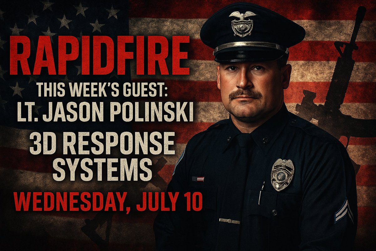 Cape Gun Works (@capegunworks) on Twitter photo RapidFire: Lt. Jason Polinski Featured This Wednesday on RapidFire! Join us every week for RapidFire Radio from 4 to 6 PM Live, and we look forward to a great conversation with Jason in the second hour. <a href="/3DResponseS/">Jason 3D Response Systems</a> <a href="/Buckster1197193/">Buckster112</a> <a href="/dalytweet/">Kay Daly</a> <a href="/Drax2431/">ᗪRAX</a> RapidFire: Lt. Jason Polinski Featured This Wednesday on RapidFire! Join us every week for RapidFire Radio from 4 to 6 PM Live, and we look forward to a great conversation with Jason in the second hour. <a href="/3DResponseS/">Jason 3D Response Systems</a> <a href="/Buckster1197193/">Buckster112</a> <a href="/dalytweet/">Kay Daly</a> <a href="/Drax2431/">ᗪRAX</a>