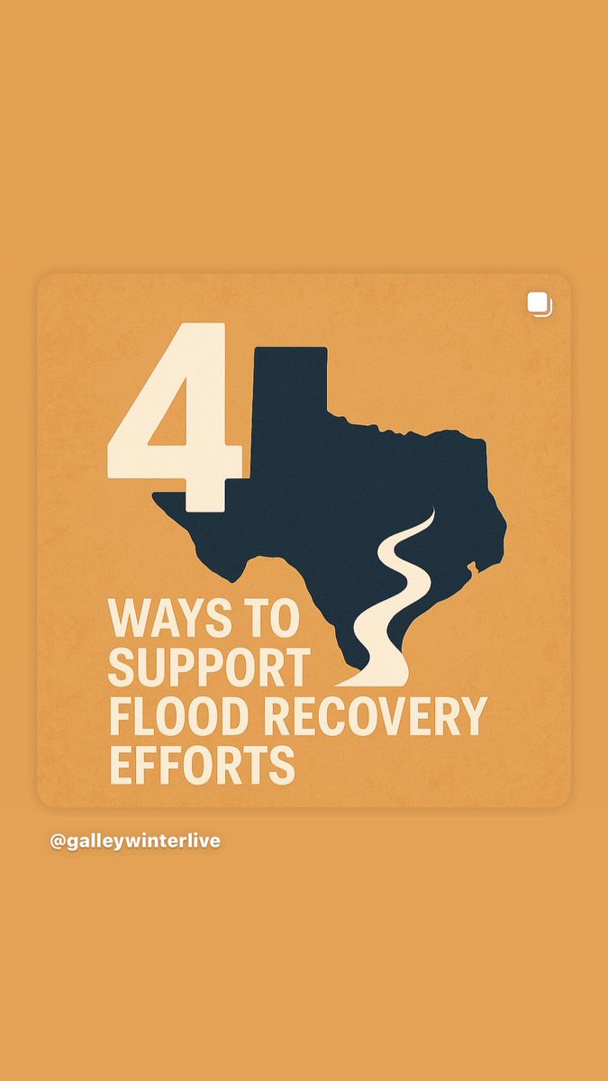 THREAD

The Texas Hill Country is hurting, but you can help.

Here are 4 verified ways to support flood recovery efforts right now:

1. Donate to Kerr County Flood Relief:
➡️ tinyurl.com/KerrFloodRelief