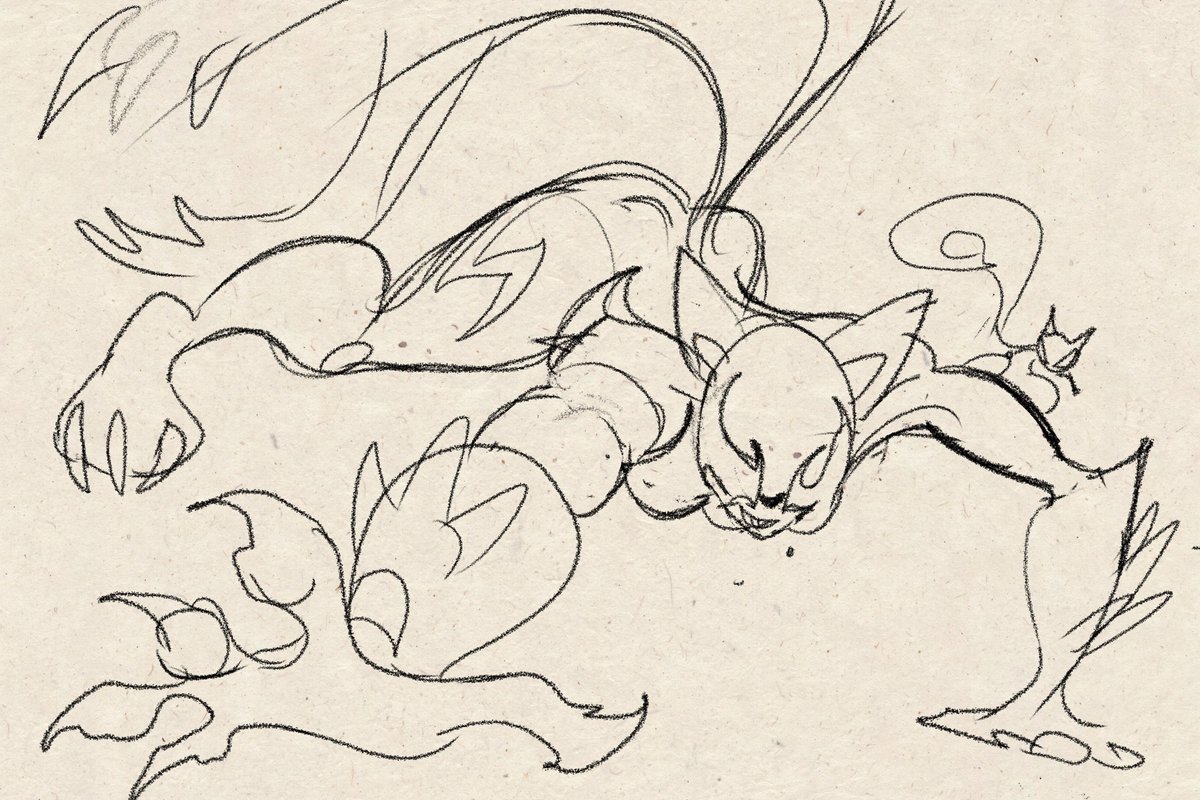 One of the initial sketches 
(i almost unleashed the gooning second coming 💀)