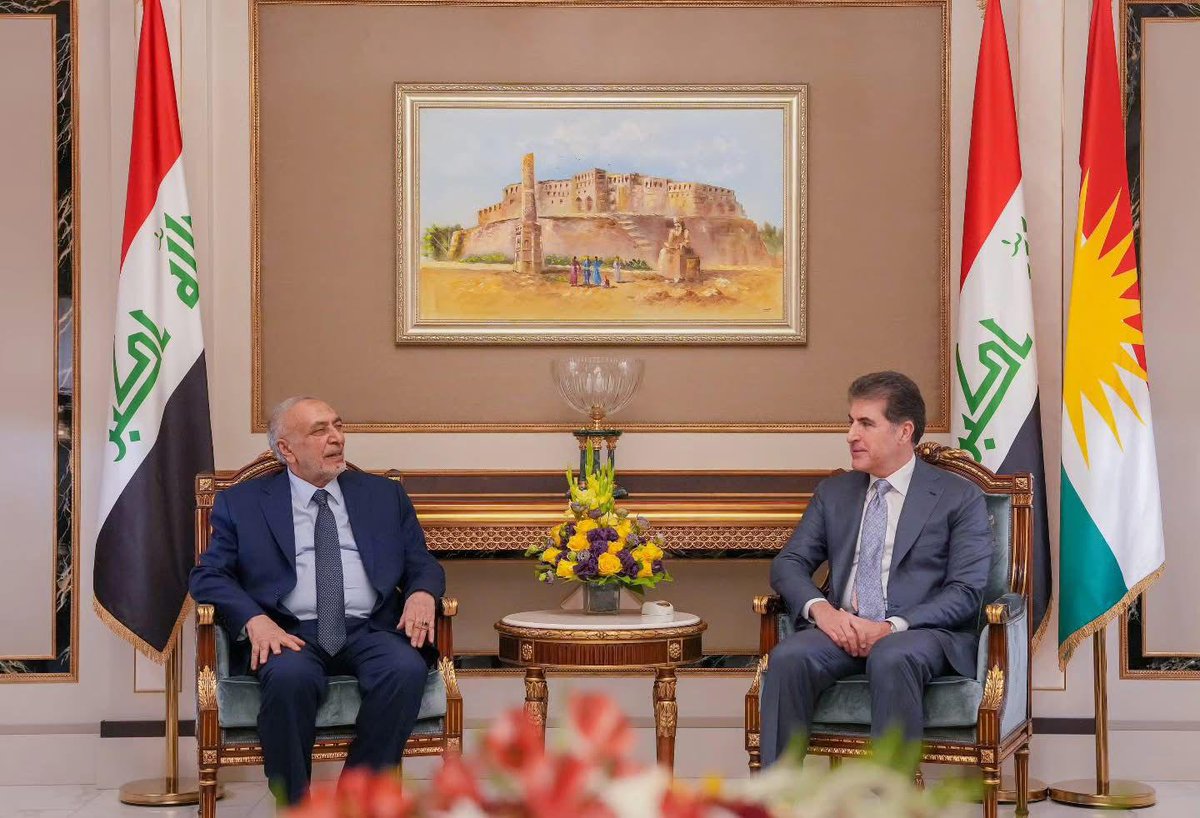Mardmadane's tweet photo. Başkan Neçirvan Barzani ve İrak parlemantosunun başkanı Mahmut Meşhedani bir toplantı düzenledi.

#riyadh #鬼滅の刃 #大河べらぼう #zeudiners #SB19 #TREASURE #せっかくグルメ #Osimhen #ชาล็อตออสติน #SabaSaba2025 #TimurSoykanSerbestBırakılsın https://t.co/7IT9bLPcBY