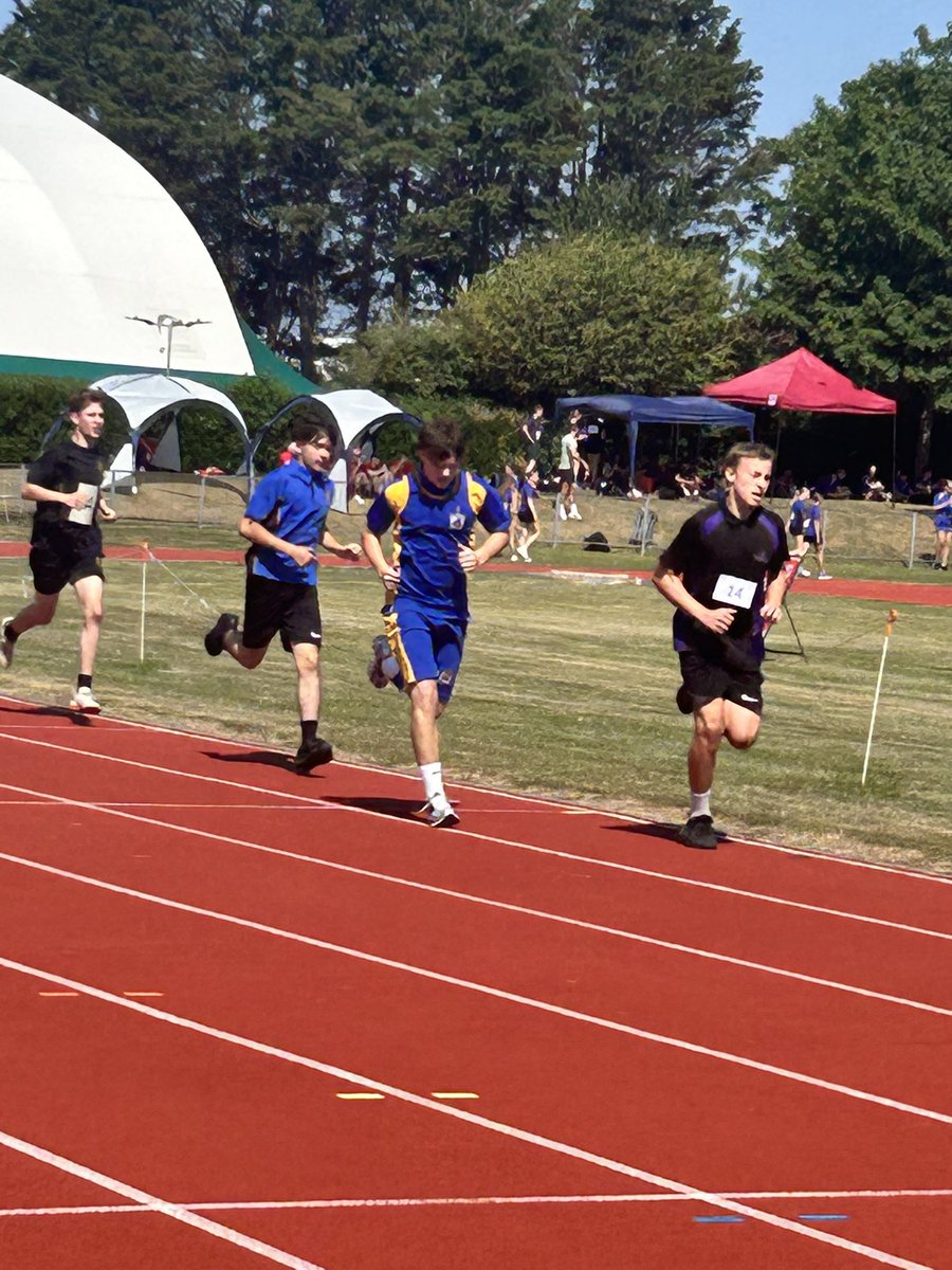 More from the year 9 and 10 athletics.