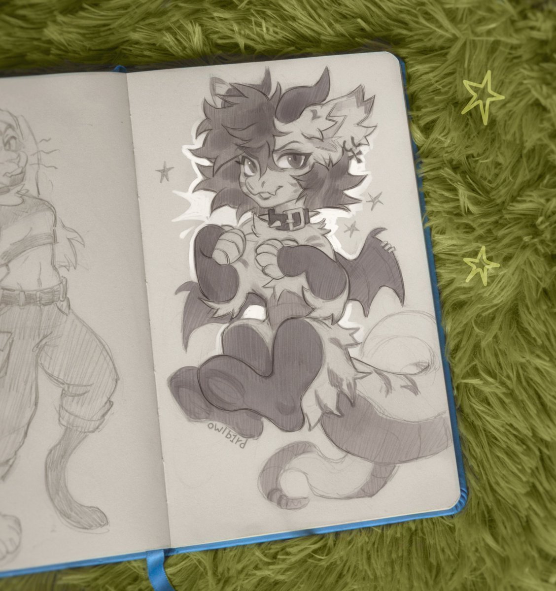 owlb1rd's tweet image. get art-dominated by #artfightteamfossils, @KekoDra 
*wanananananananana*
-{ #artfight2025 }-