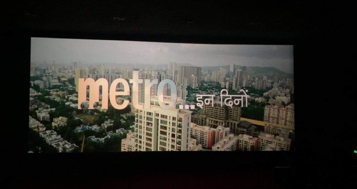 Harshhhh24's tweet photo. Anurag Basu's #MetroInDino  is a deeply moving film, masterfully weaving 4 rich narratives. Stellar acts by Pankaj Tripathi, Konkona Sen Sharma, Anupam Kher, Neena Gupta, Aditya Roy Kapur, and Sara Ali Khan shines. With Pritam's soulful music, it's a compelling &amp; relatable watch https://t.co/EP4rj8SRI7