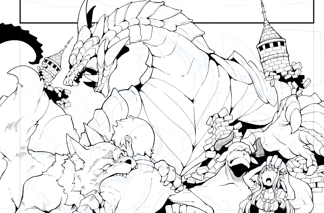 エロ漫画の1p目を描きました 