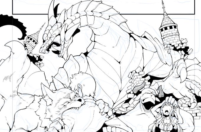 エロ漫画の1p目を描きました 