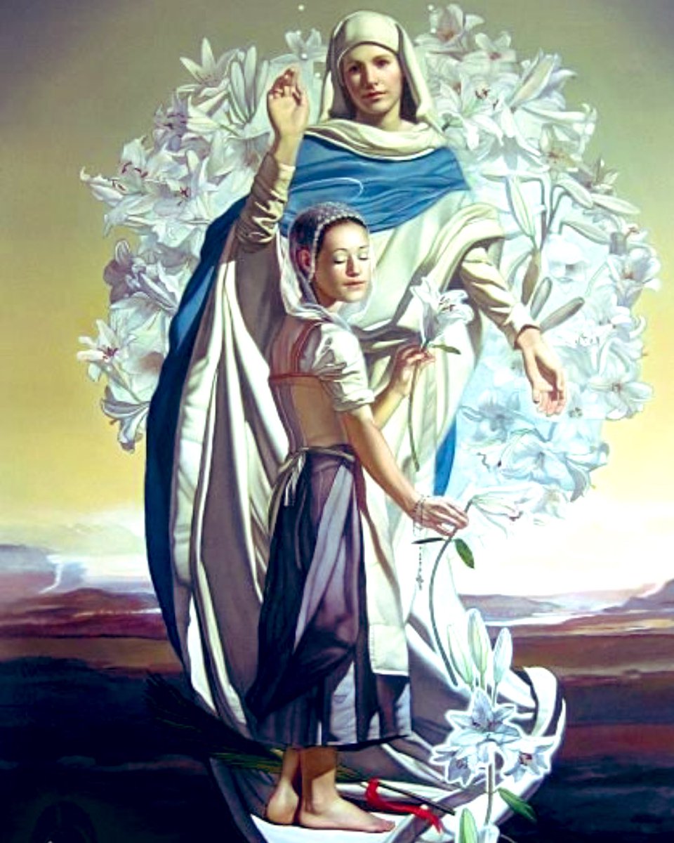 SwPrayer's tweet image. Let's offer one Hail Mary for the grace of purity. Please comment Amen as a response. #OneHailMarycampaign #MariaGoretti