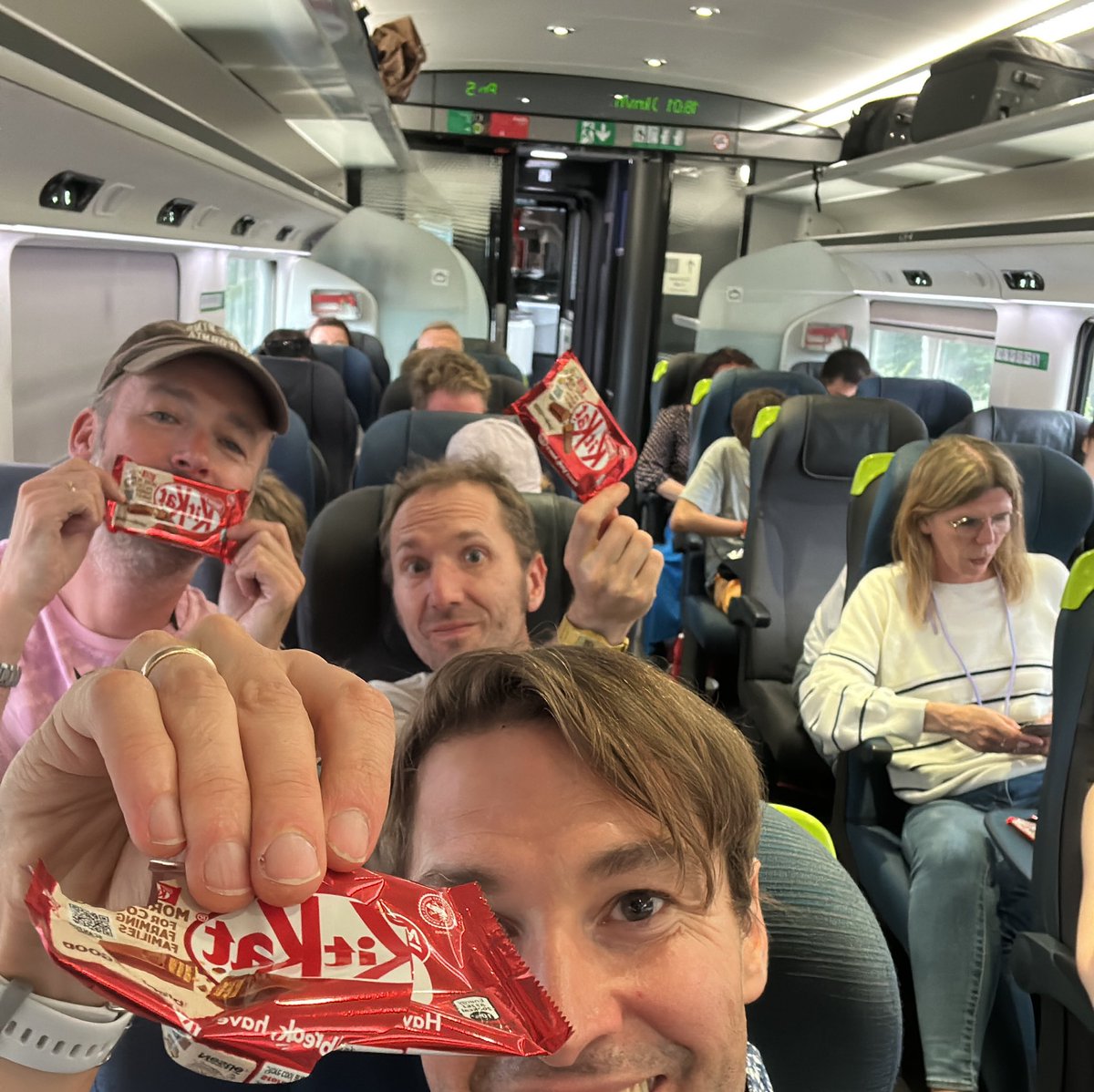 Update for anyone following the story… we’ve each been given a <a href="/KITKAT/">KITKAT</a>, but still no info about what’s actually happened or when we’ll be moving again.