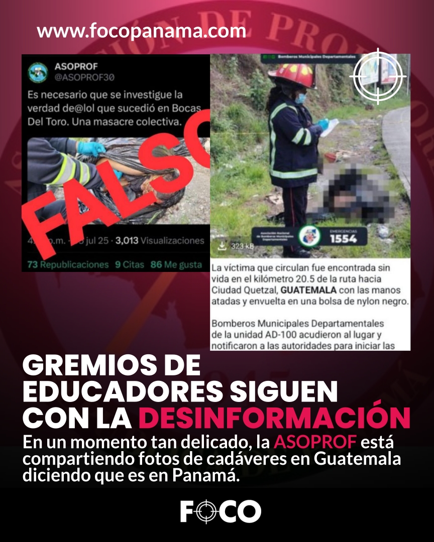 Gremios de educadores siguen con la desinformación