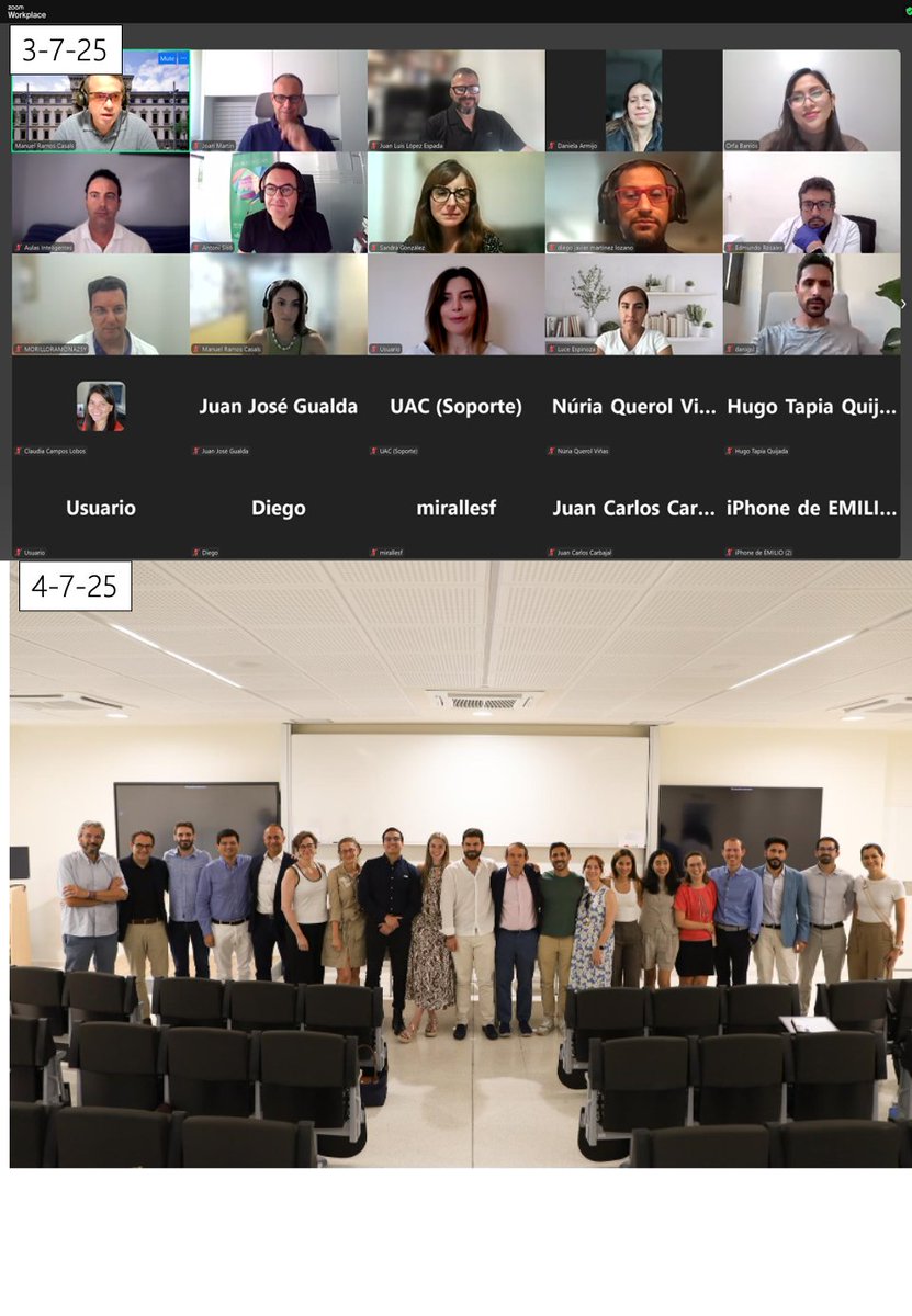 II JORNADAS DE CASOS DE USO DE LA INTELIGENCIA ARTIFICIAL GENERATIVA EN MEDICINA DE LA UNIVERSITAT DE BARCELONA 
<a href="/UniBarcelona/">Universitat de Barcelona</a>

Dos días que te dejan exhausto… pero con la cabeza accelerando exponencialmente. Difícil de resumir todo lo vivido (36 charlas en 2 días, cerca de 100