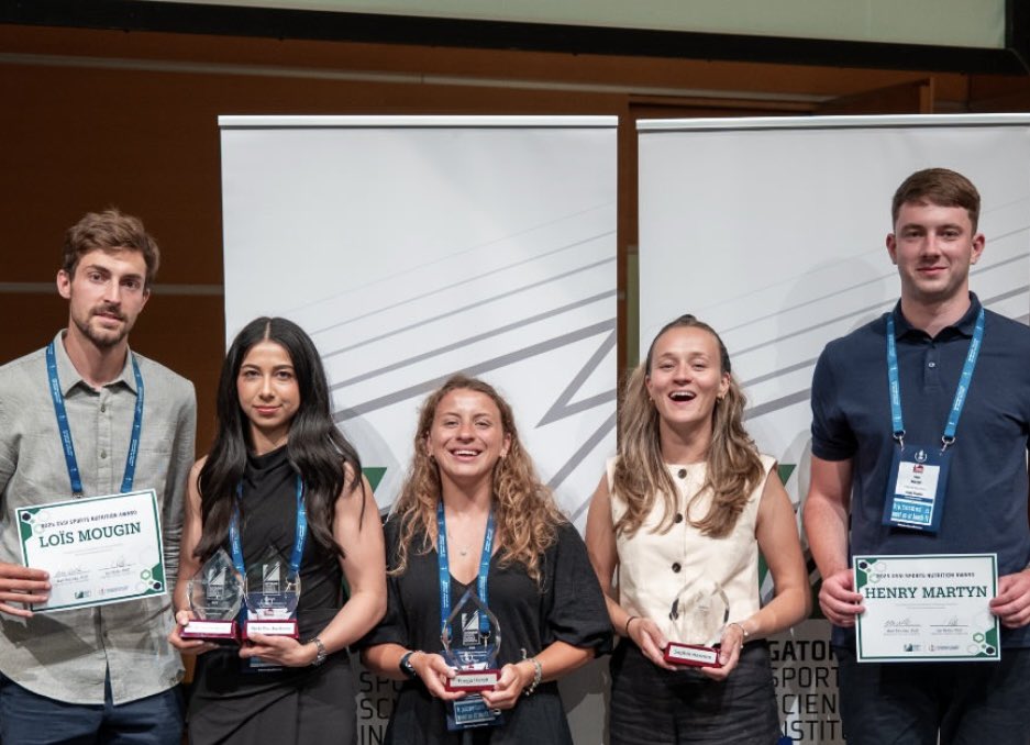 HenryJMartyn's tweet image. Great experience in Rimini this week for ECSS
Honoured to have had the chance to present data from the first study of my PhD, receiving a GSSI sports nutrition award for the work