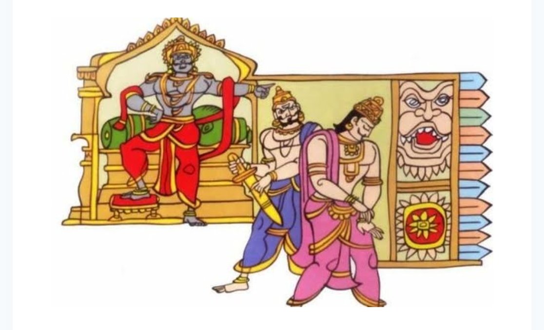 #today in the #valmiki #ramayana ravana banishes vibhishana
Vibhishana reminds him
It is easy to find people who speak what u like to hear
Difficult to get those who speak unpleasant but what is good for you
सुलभाः पुरुषा राजन् सततं प्रियवादिनः ⁠। अप्रियस्य च पथ्यस्य वक्ता