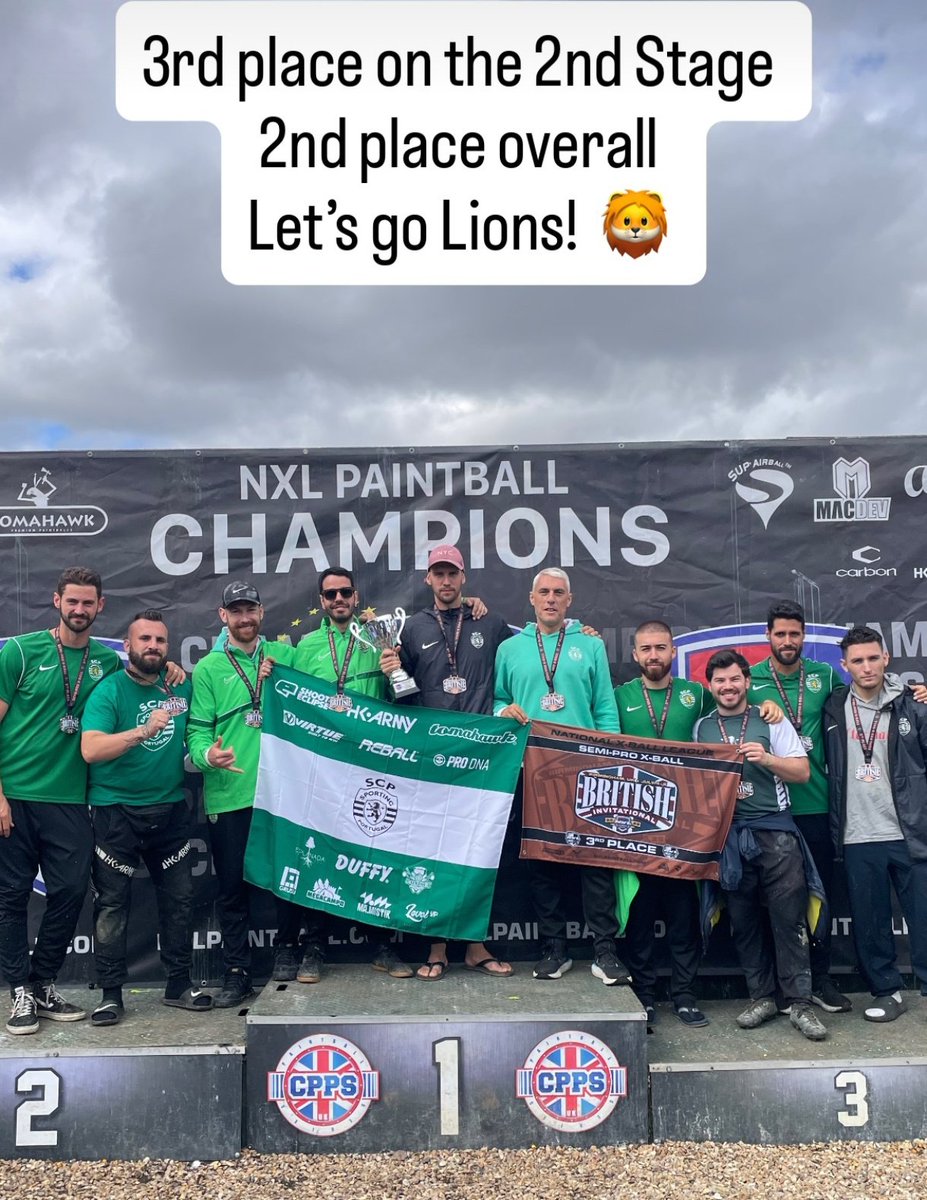 GeracoesSusp's tweet image. O #PaintballSCP 🦁🔫 foi 3° na 2a etapa do #CPPS 🇬🇧 e está em 2° lugar no campeonato.