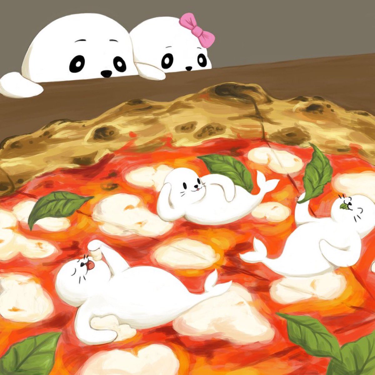 Gm! I had a cheat day pizza which kinda looked like this today 😋