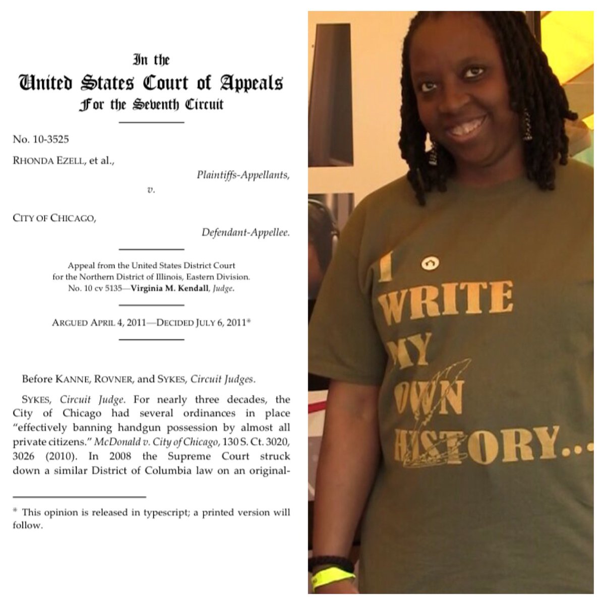 I write my own HISTORY!

Ezell v. City of Chicago is the gift that keeps on giving.

Happy 14 year Anniversary! 🇺🇸