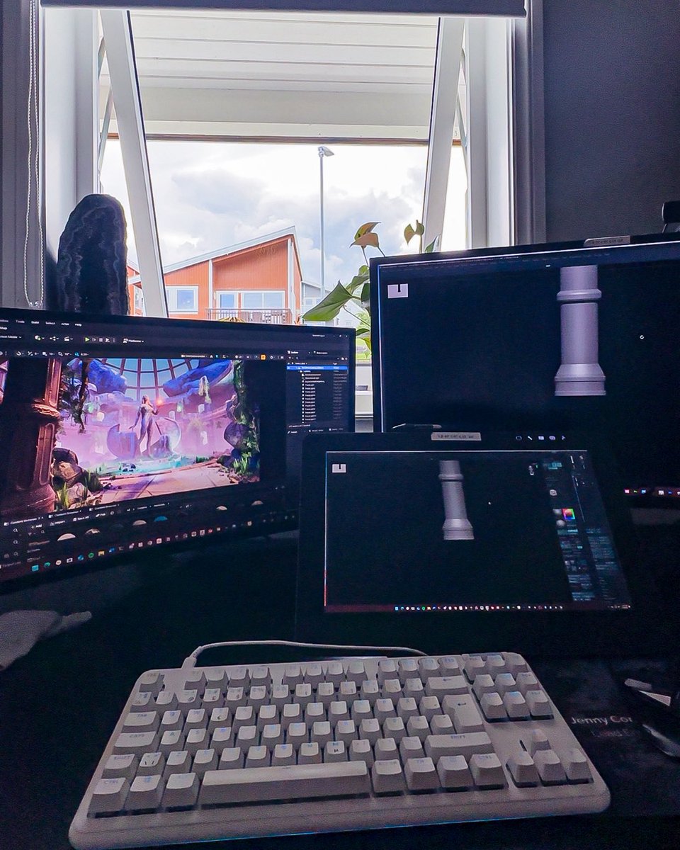 Rainy Sunday = Working on a personal project 💛☔️