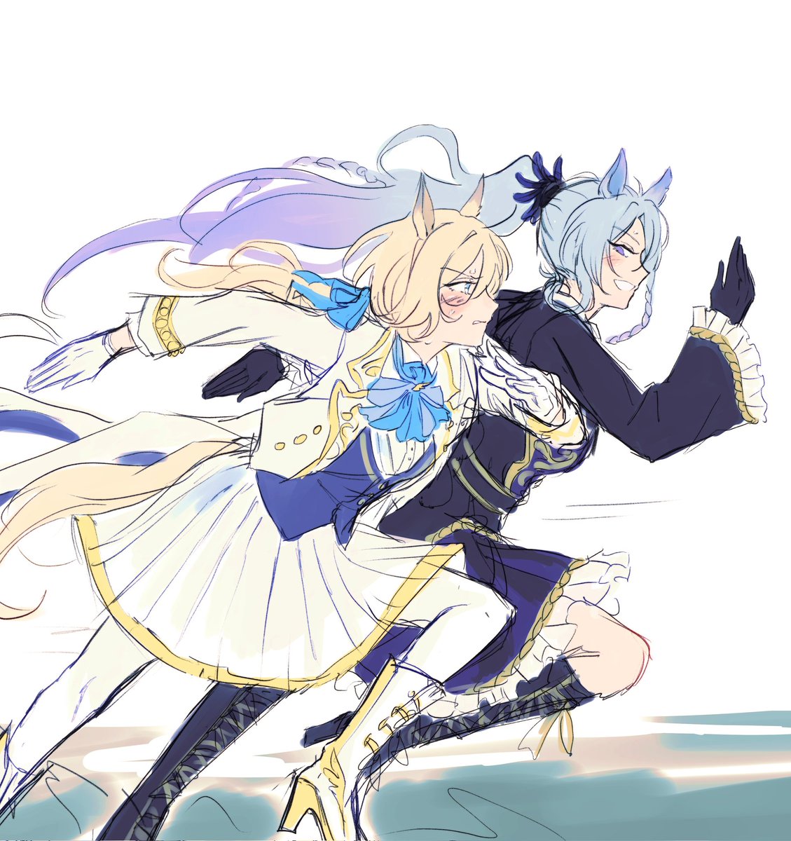 Fell into a hole and wanted to try the horse-ification so