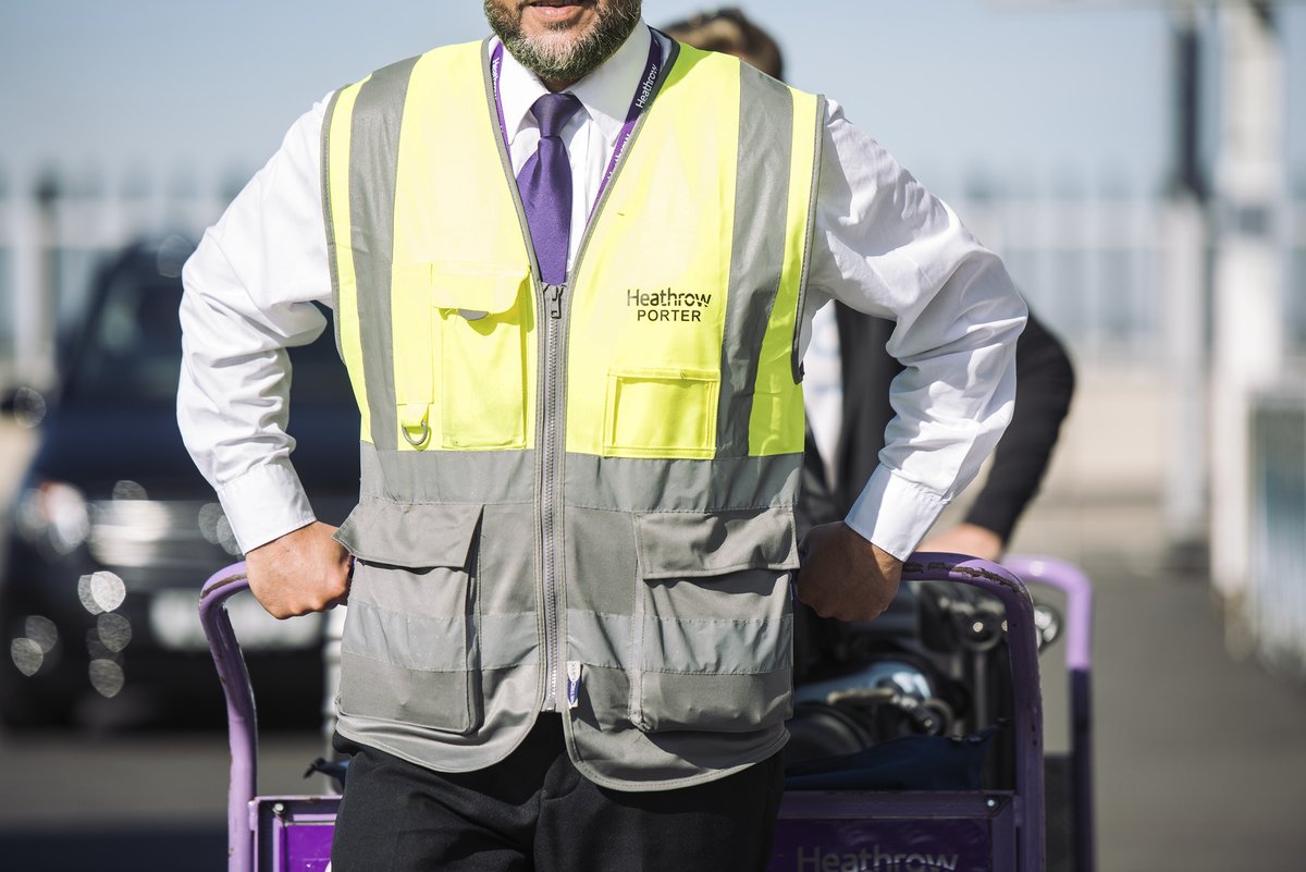 Whether you’re departing or arriving, our team of multi-lingual #Heathrow Porters are on hand to help with your luggage, whatever the quantity. 🧳✈️

Find out more at Heathrow.com/at-the-airport…
