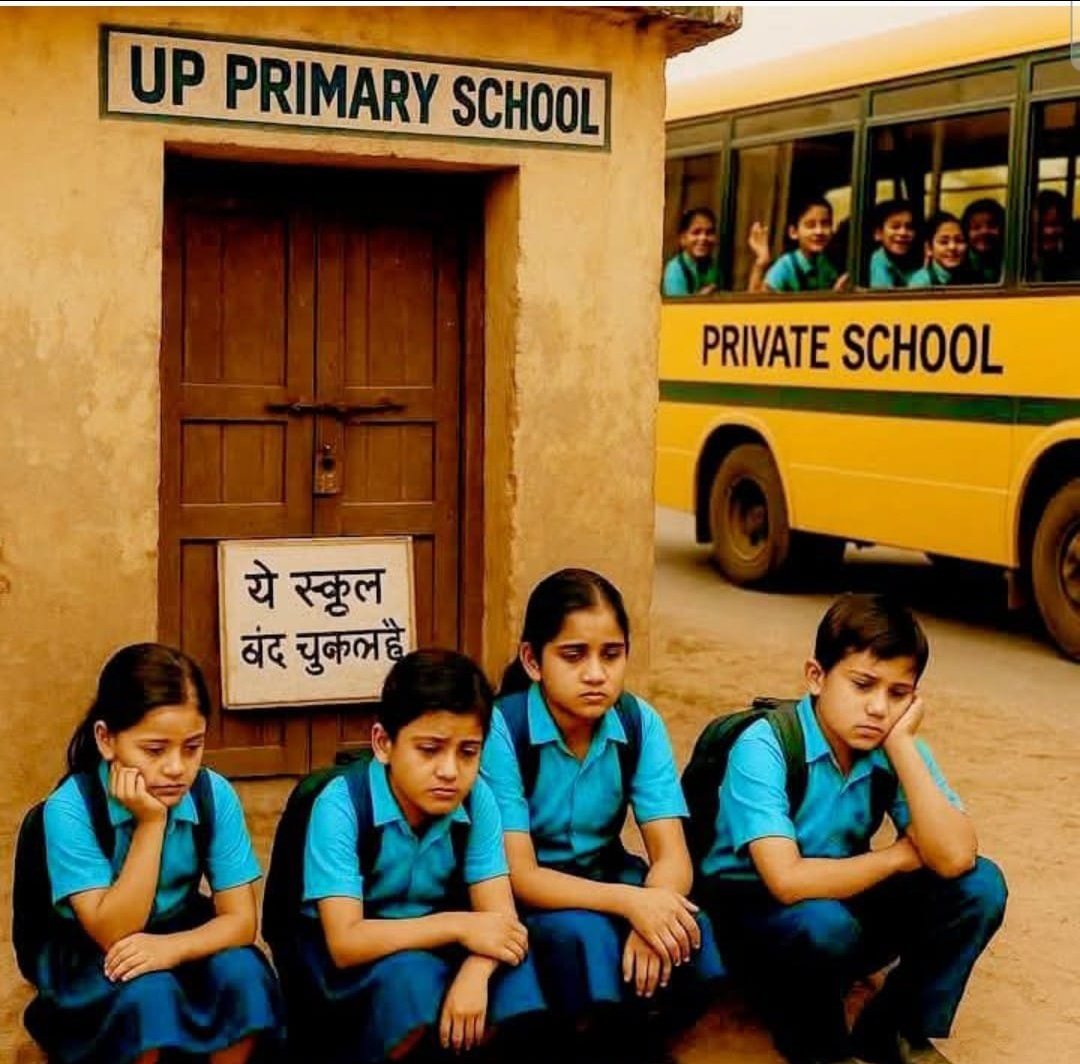 हम कैसे जाएंगे स्कूल 
#JusticeForSchoolsChildren
<a href="/DrDCSHARMAUPPSS/">Dr Dinesh Chandra Sharma</a>
