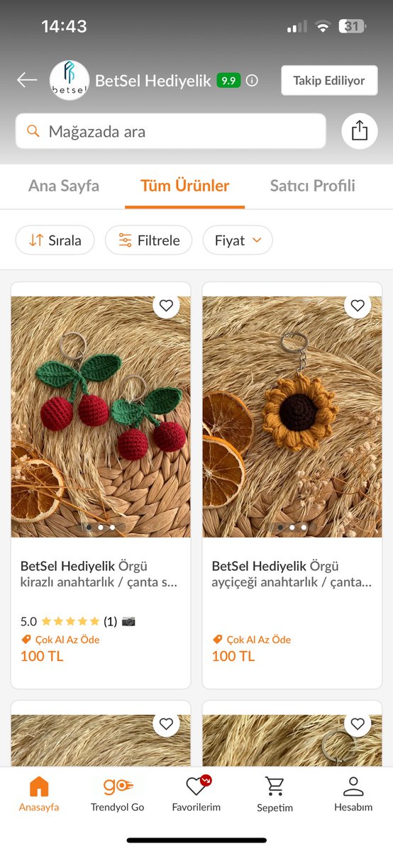 BetulAzakli's tweet photo. Yasak mı bilmiyorum ama amigurumi örgü anahtarlık / çanta süsü yaptığım bir instagram hesabım var. Destek için takip edip beğenirseniz sevinirim. Ürünlere bakmak isterseniz trendyol linkini ekliyorum https://t.co/BKh12ODo9P https://t.co/MzU6P2UG7Q