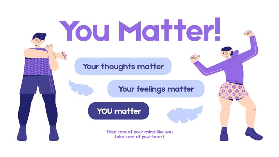 Mindmattersgh's tweet photo. You matter. Your life has purpose, your voice deserves to be heard, and your presence makes a difference. You're not alone—reach out for help. You are enough. 💙
#YouMatter 
#MentalHealthAwareness
 #ReachOut https://t.co/cxxQF6WDdK