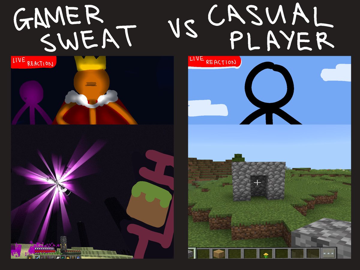 UsreBvka's tweet image. Lawwdd herobrine get them BOTH 😭😭 #alanbecker #AnimationvsMinecraft