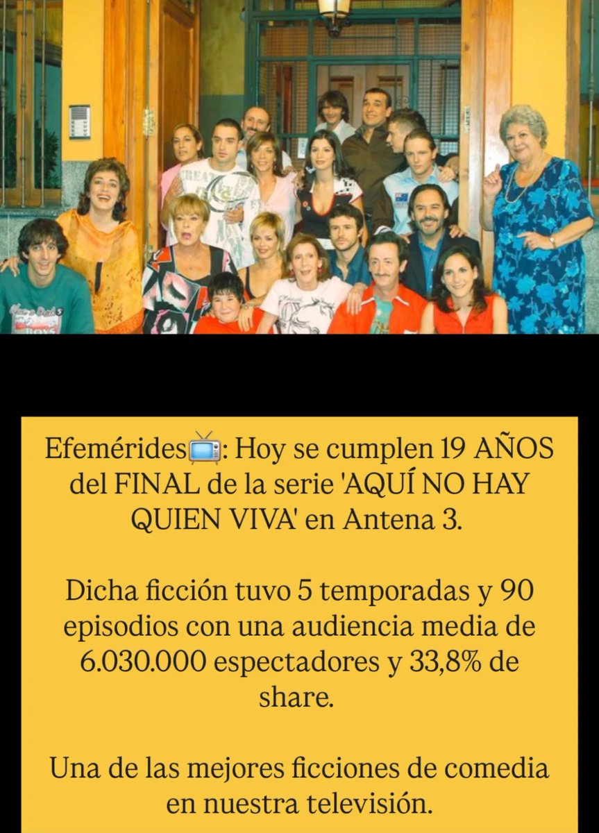 Lalapo34's tweet photo. 19 años hace que se terminó 😭😭😭 https://t.co/Zwk17yXs3J