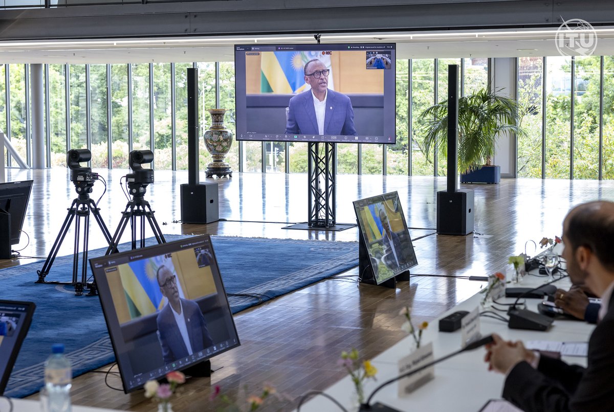 UNBBCom's tweet image. "Fifteen years ago, we began with the simple conviction that broadband must reach everyone, everywhere. Today, broadband powers economies, expands access to knowledge, and brings communities closer.”
— H.E. Paul Kagame, President of Rwanda | Co-Chair, @UNBBCom
@UrugwiroVillage