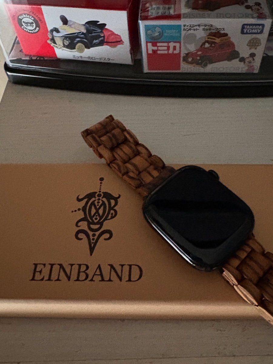 taktak_tw's tweet photo. いつかは…

　と、思っていたモノを

バンドは気になっていた木製に。
#einband https://t.co/OUMnKSfb6R