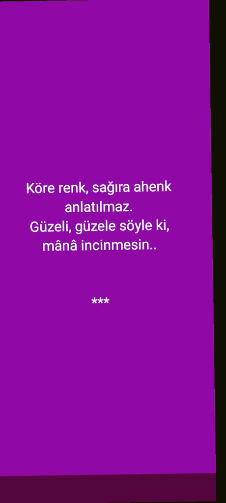 İnsan mânâdan ibaretti!.
Mânâ ise sevgiden!.
Sevginin olmadığı yerde;
Saygı da huzur da mutluluk ta Umut ta olmaz...
.
..
Sonun başlangıcı!
.
..
🍂🌱🌾