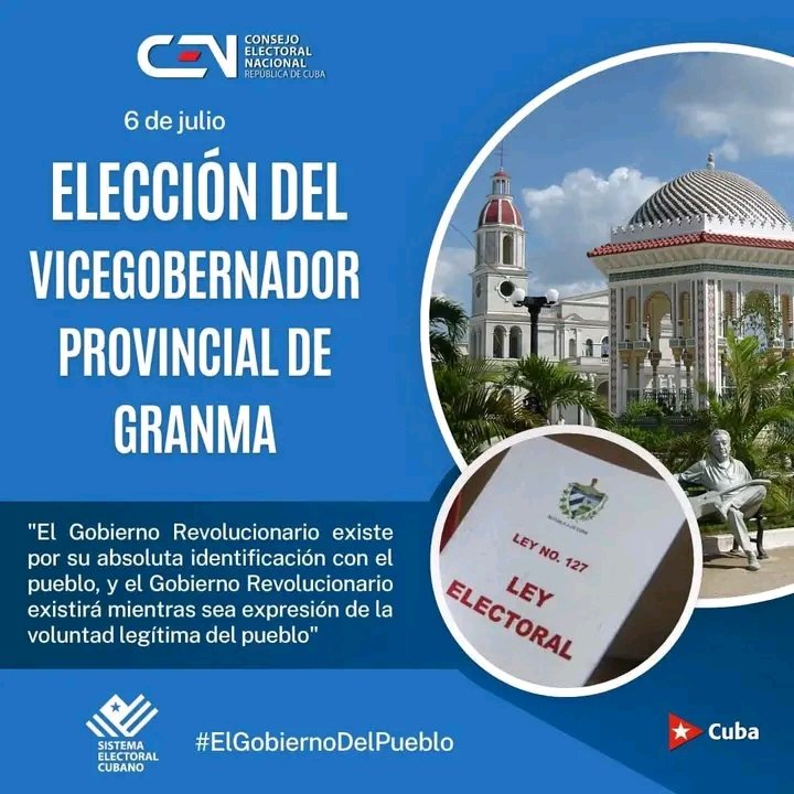 Listos todos los municipios granmenses para esta importante elección!❤️🇨🇺
#Granm