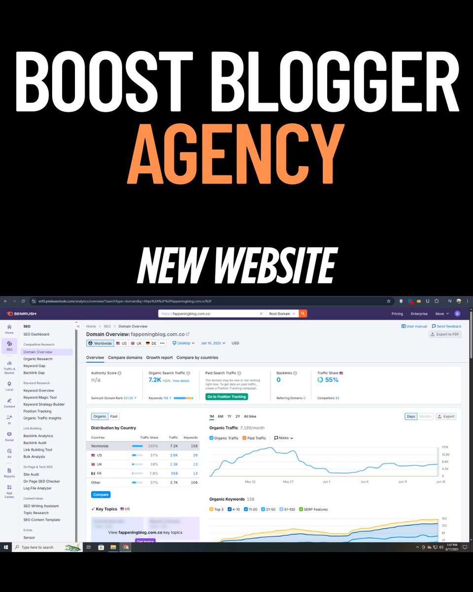 TheBoostBlogger's tweet image. 📣 New Site Available for Guest Posting – Affordable Rates!
 🔗 Website: fappeningblog.com.co
 📈 Traffic: 7.2K+
 ⏱ TAT: 24 Hours
 🌐 DA: 33+
 📊 DR: 0
 📄 Full Sheet:
 docs.google.com/spreadsheets/d…
 📞 Contact: +92 329 1185953
 📧 Email: boostbloggerofficial@gmail.com