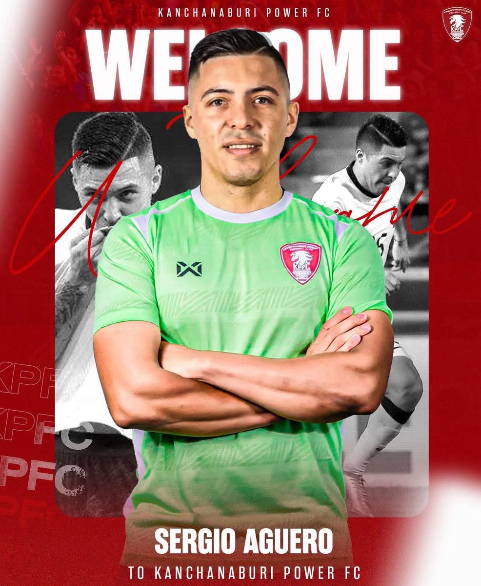 fnasrom's tweet image. Pemain negara Sergio Aguerro pilih untuk berkelana ke Liga 1 Thailand, Kanchanaburi Power FC