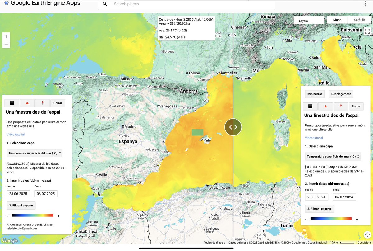 Una finestra des de l'espai tweet media