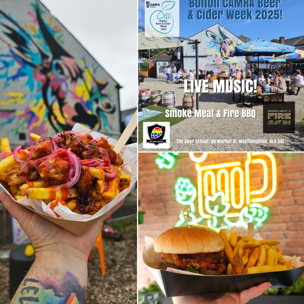 the beer school (@thebeerschool88) on Twitter photo <a href="/BoltonCAMRA/">Bolton CAMRA</a> <a href="/beerciderweek/">Bolton Beer & Cider Week - 4-13th July 2025</a>
Smoke Meat & Fire are BACK!
12pm ~ 'til sell-out!
NO BOOKING NEEDED - JUST ROCK UP!
Live Music with Micky Love from 3pm!
*Supervised children welcome 'til 7pm. <a href="/BoltonCAMRA/">Bolton CAMRA</a> <a href="/beerciderweek/">Bolton Beer & Cider Week - 4-13th July 2025</a>
Smoke Meat & Fire are BACK!
12pm ~ 'til sell-out!
NO BOOKING NEEDED - JUST ROCK UP!
Live Music with Micky Love from 3pm!
*Supervised children welcome 'til 7pm.