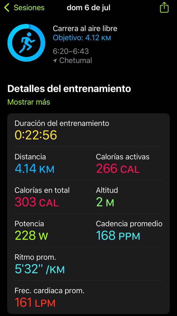 BetoPrisco's tweet photo. 06-07-2025 ⭐️
@ReyLoborebelion @CanalRunning
#AppleWatch #Chetumal #runbeldes #running #YoElegíCorrer #Run4Fun #KMSxELA #RebelionLoba 🐺💪 https://t.co/EZ7ZHw5uhN
