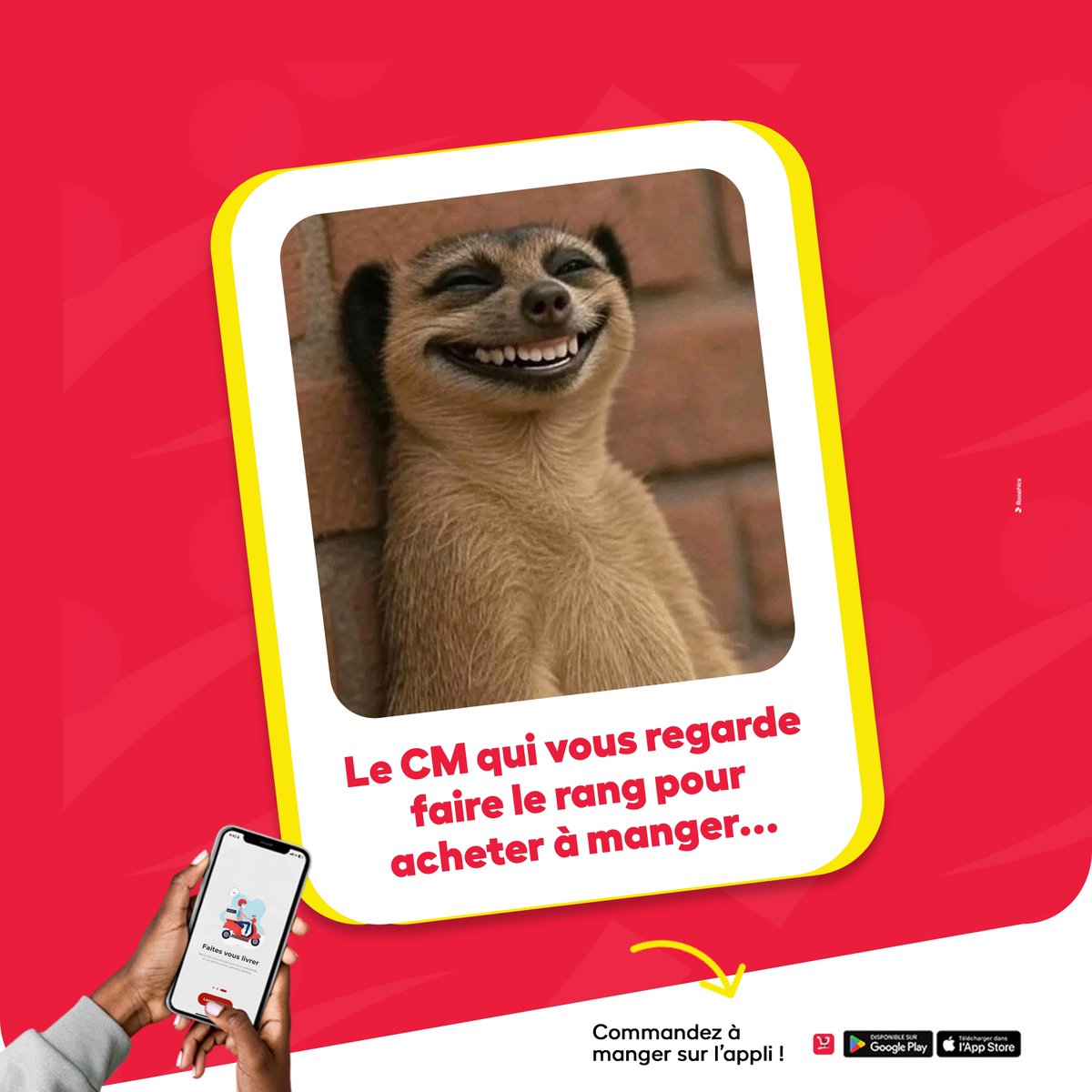 applitemet's tweet photo. Ne faites plus les rangs pour acheter à manger. TEMET est là ! 😉
Téléchargez l’appli ici 👉 https://t.co/RnWKDZchkH
#LeCM😁 https://t.co/FTz43CWP9V
