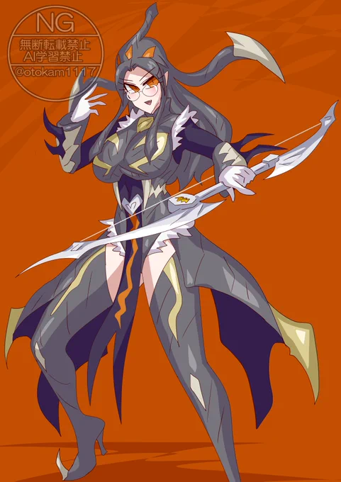 ニエルプ姉さん怪人態 #キュアライダー #ライダー少女