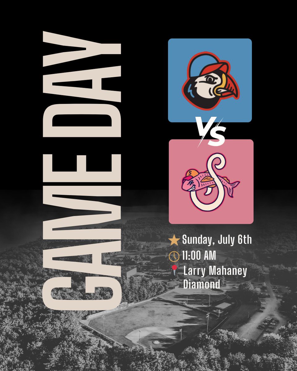 PuffinsGNCBL's tweet photo. Sunday Showdown in Sebago…
🆚 @sebago_slammin_salmon
📍 Larry Mahaney Diamond
⏰ 11:00AM
🎟️ Link in bio for tickets https://t.co/petdMs8mnQ