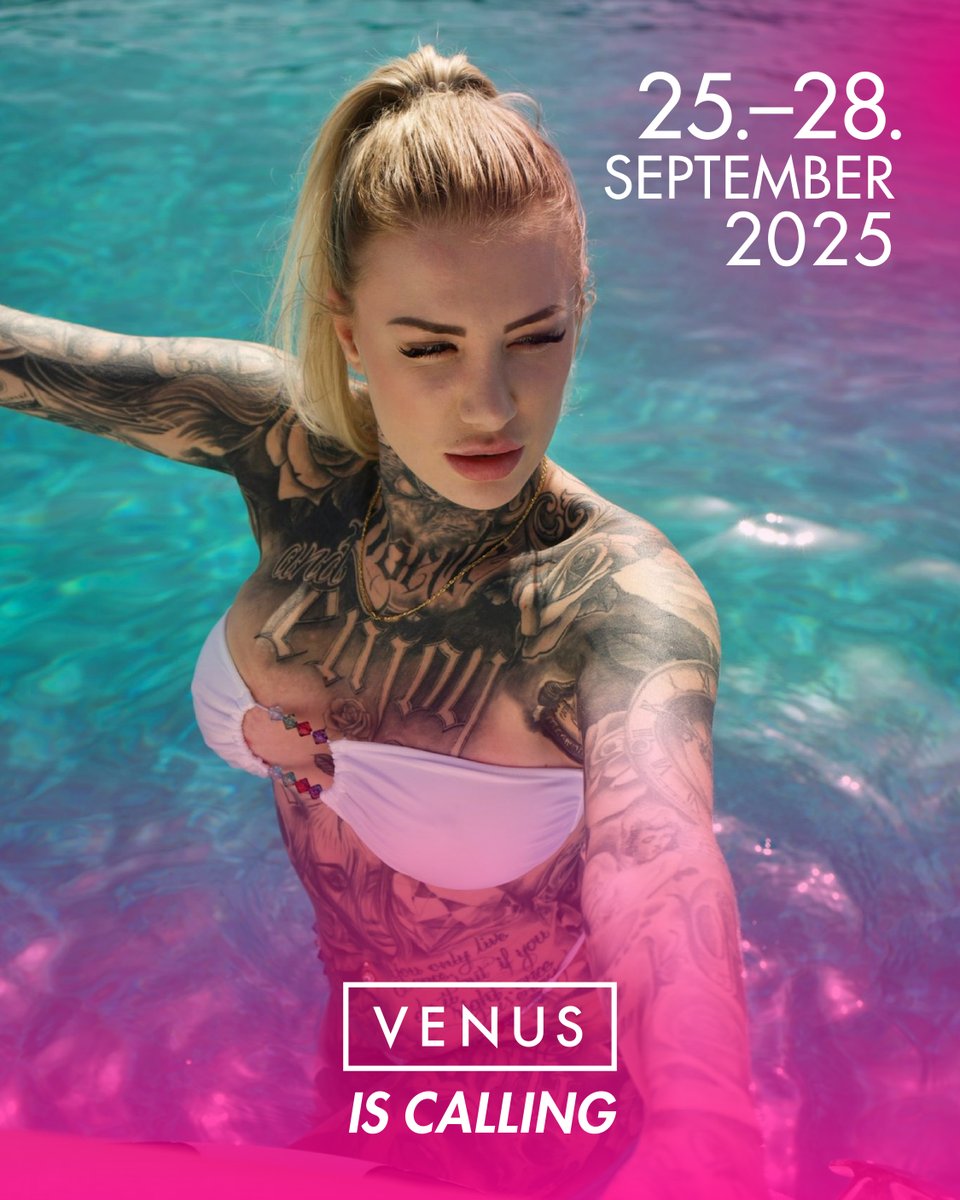 Unsere Markenbotschafter*innen rocken die VENUS 2025
Sie stehen für Leidenschaft, Vielfalt und echte Fanmomente – und freuen sich jetzt schon auf euch!
 Save the Date: 25.–28. September
🎟️ Infos &amp; Tickets: venus-berlin.com
#venusberlin #venusfestival #venus2025