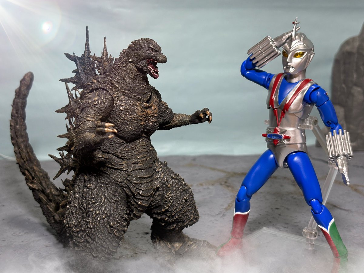 夜のフィギュア撮影会 お題『フリー』 流星人間ゾーン -1.0！ゴジラに