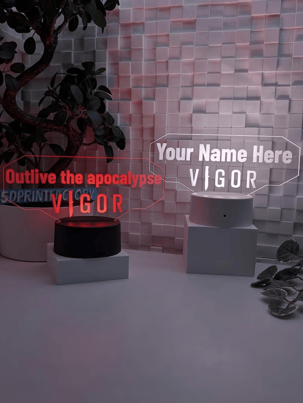 vigorthegame's tweet photo. Light up your life, and your gaming setup, with these LED Vigor signs! 🍅💡
We've partnered with 5DPrintFactory on a vigor-ous collection of LED signs 🤝
One of them can even be personalized with your gamertag! 🎮
Check them out now on Etsy 🛍️👉 https://t.co/8mLc2tBfbT https://t.co/7kgpSbAEWk
