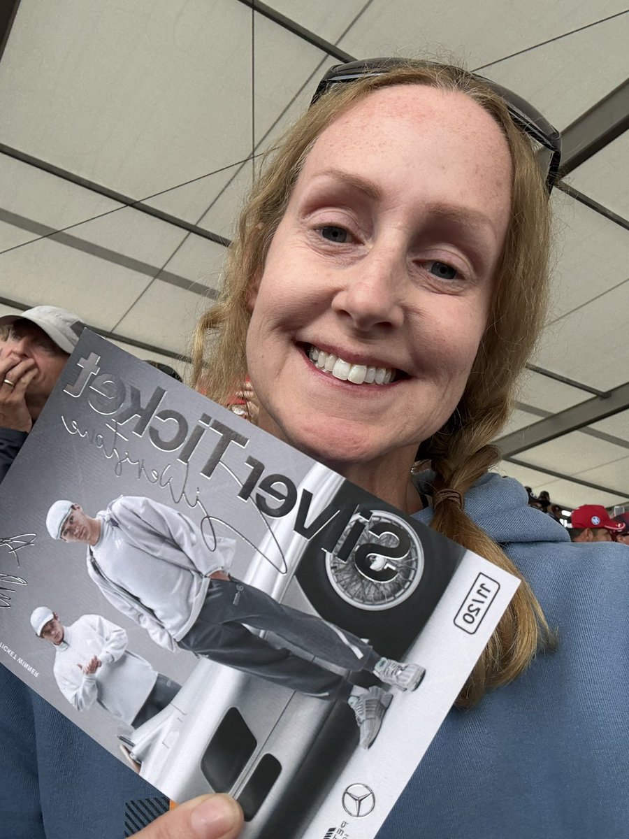 pikelhead's tweet photo. #mercedesf1silverticket

Hooray 🎉 I have a Silver Ticket in my hands Clubcorner J669  11/20.  Thank you so much Mercedes-AMG Pettonas F1 team ❤️ #MercedesF1SilverTicket #mercedesamg #f1legends #silverstone2025 https://t.co/JdC5wn62vF