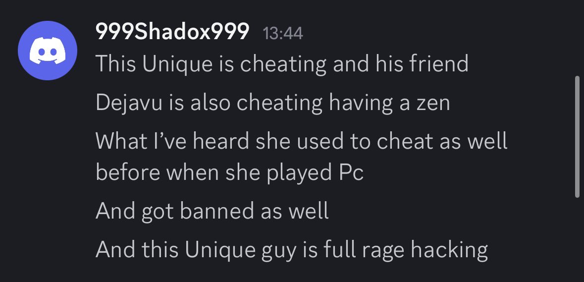 Me cheating? 🤭

Imagine making a report ticket on an alt account hahahaha