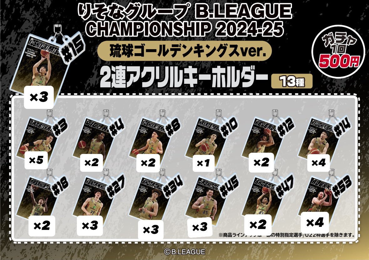 nlxrz_'s tweet image. 重複した分のキングスガチャ、キングスグッズ、モバガチャ譲渡します！

【譲】画像のもの

【求】定価500円(郵送の場合は、定価+送料)

1つでも複数でも大丈夫です🙆🏻‍♀️❕
気軽にお声がけ下さい！

 #琉球ゴールデンキングス 
 #モバガチャ
 #キングスガチャ