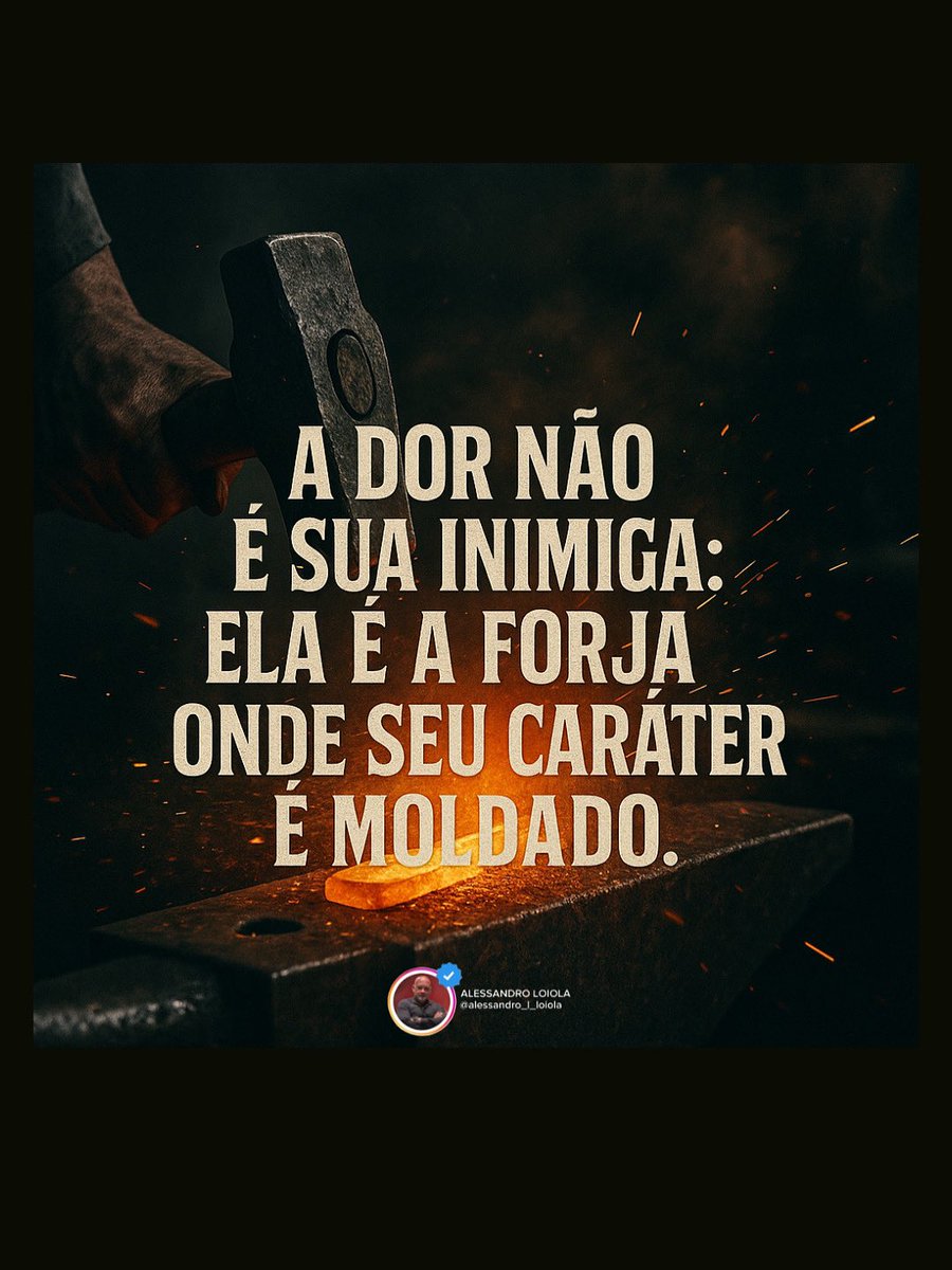 E se eu te dissesse que o que mais te derruba é o que mais te levanta? A dor, o fracasso, as noites sem dormir, aquela vontade de ser maior... eles não são seus inimigos: eles são o fogo que te molda, o martelo que te dá forma. Como um pedaço de aço na forja, cada evento desses