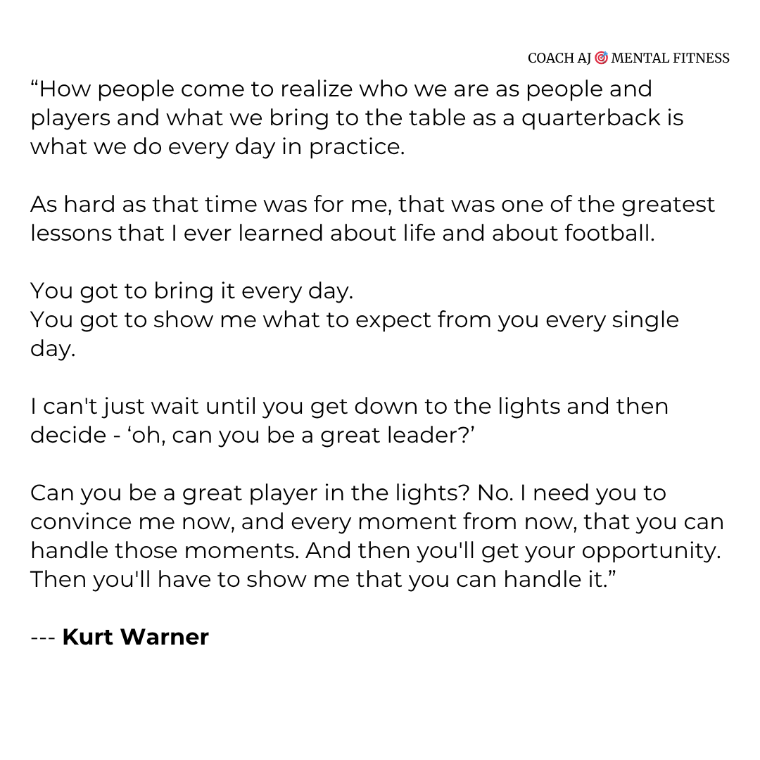 coachajkings's tweet photo. This wasn’t just a football lesson - it was a life lesson.

How you do one thing is how you do everything.

You can't wait for the spotlight to show up. You have to show up and do the work every day.

Every moment is an opportunity to lead.

His quote below says it all: 👇 https://t.co/YAbYYp5GDG