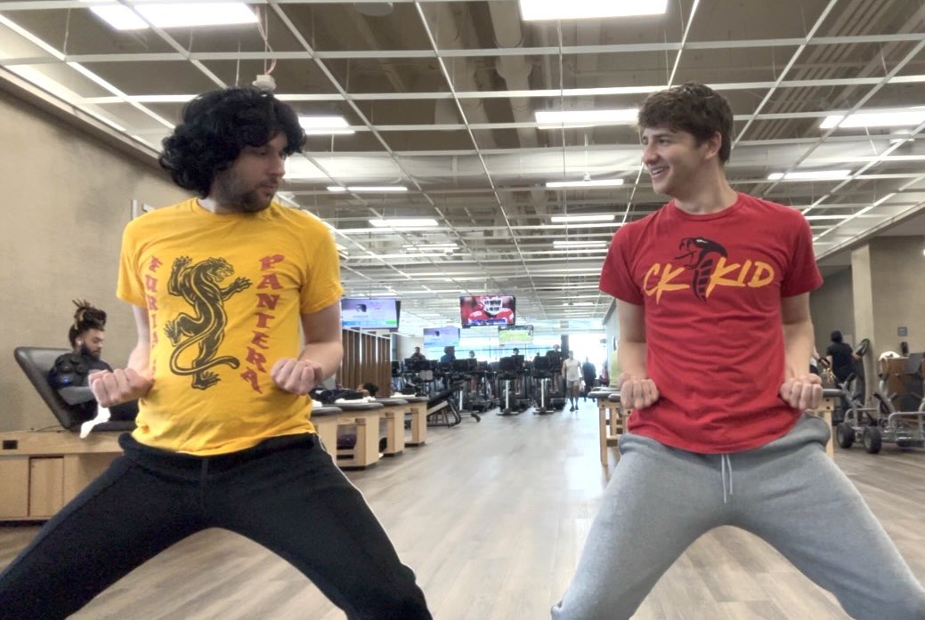Cobra_Kai_Kid's tweet photo. I had an awesome time hanging out and training with Matthew Thompson, one of the background actors on Cobra Kai! 🐍👊
So proud of him for getting to be part of the Cobra Kai world, and it was seriously so cool learning some fighting styles from him!🔥🥋
#MatthewThompson https://t.co/X8KVQXxk8b
