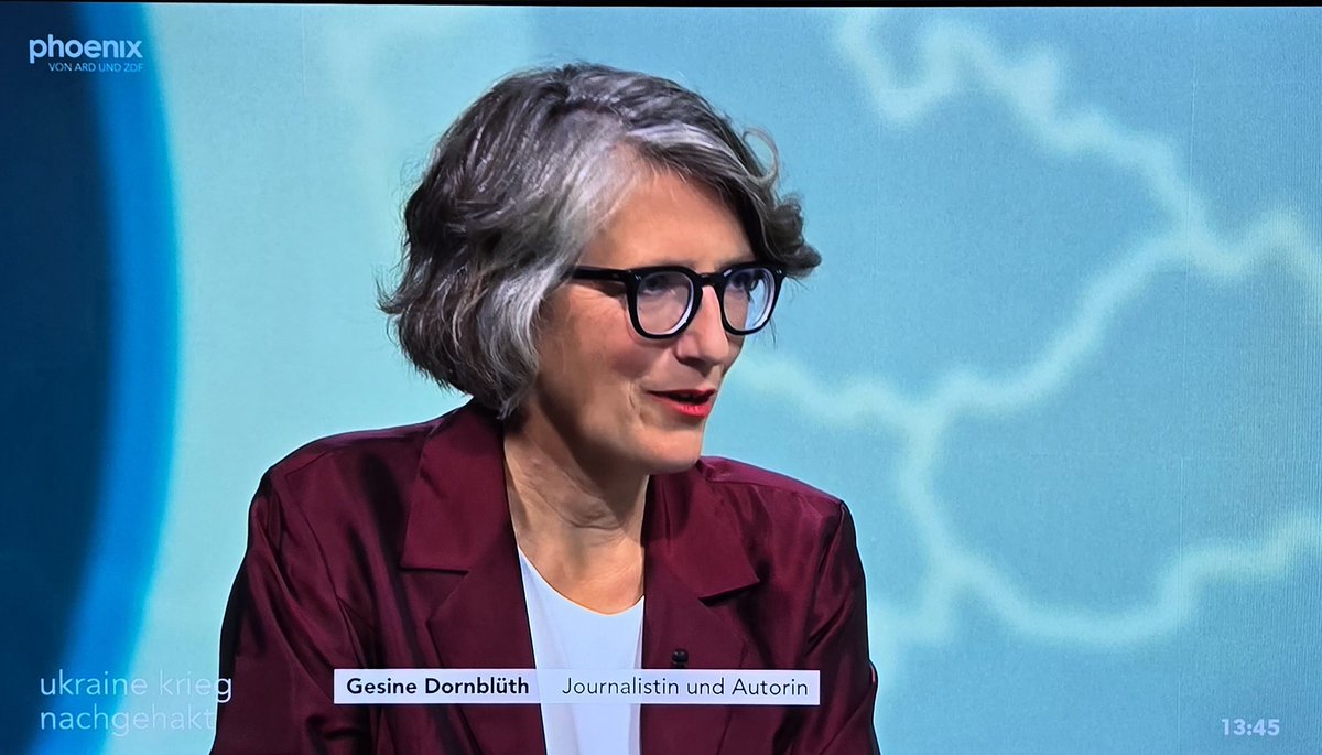 Frau Dornblüth verbreitet  auf phoenix erneut die Lüge, Putin habe Ende 2021 den Rückzug der NATO aus Osteuropa gefordert. In Wahrheit schlug Putin am 17.12.21 ein System der kollektiven Sicherheit in Europa und eine neutrale Ukraine vor. Die NATO lehnte jegliche Verhandlungen ab